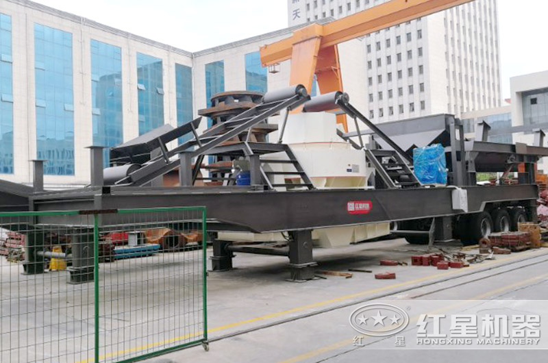 移動式制砂機，轉(zhuǎn)場方便的河石制砂機